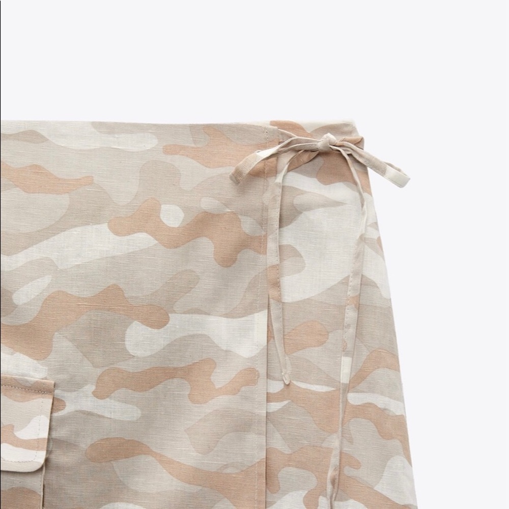 Zara Camo printed mini skirt - Picture 5 of 6